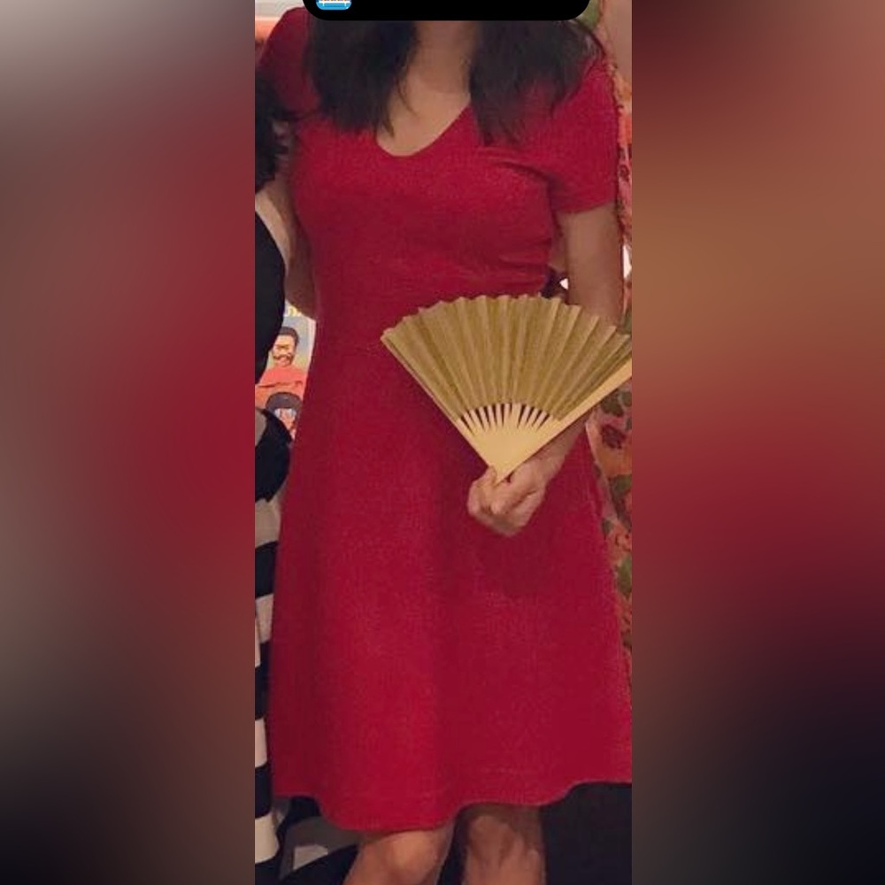 Banana Republic red dress size 4